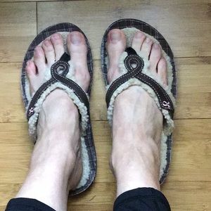 Privo Flip-flops, shearling Size 7
